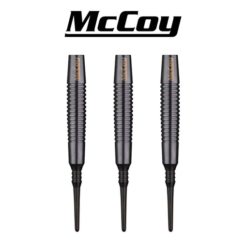 McCoy Stealth - 90% Tungsten Softdartbarrels - Black - FutureDart