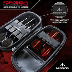 Mission Force 90 Dart Case Grey Denim – Slim - FutureDart