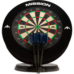 Mission Mini Dartboard - 6 Zoll - Komplett mit Surround & 2 Satz Mini Darts - FutureDart