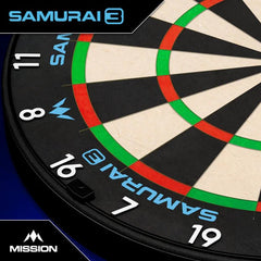 Mission Samurai 3 Dartboard - Ultrafeine Spinne - FutureDart