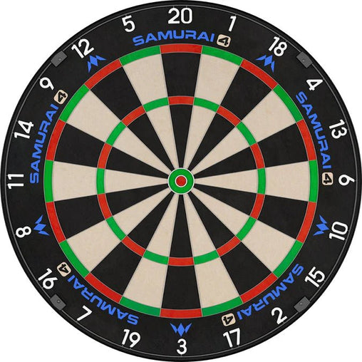 Mission Samurai 4 Dartboard Professional - Ultrafeine weiße Spinne - FutureDart