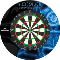 Mission Samurai Infinity Dartboard Surround - Blue - FutureDart