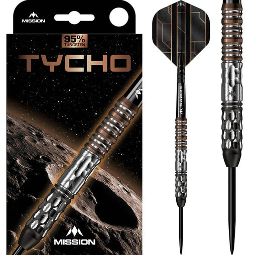 Mission Tycho Darts Steeldarts 22g, 24g, 26g - 22g - FutureDart