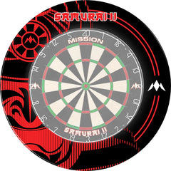 Mission Samurai Infinity Dartboard Surround -Red