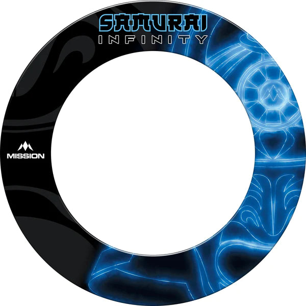 Mission Samurai Infinity Dartboard Surround - Blue