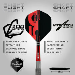 Red Dragon 50 Year Collection Grizzly 2 Steeldarts 24g - FutureDart