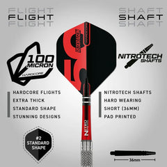 Red Dragon 50 Year Collection Grizzly 4 Steeldarts 25g - FutureDart