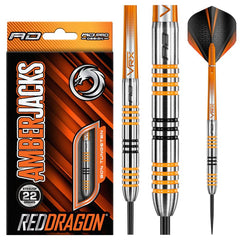 Red Dragon Amberjack Steeldarts 21g, 22g, 23g, 24g, 26g, 28g - Nr 3 22g - FutureDart