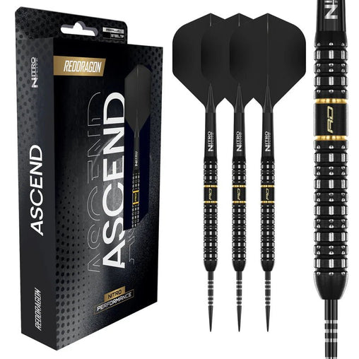 Red Dragon Ascend Parallel Steeldarts 22g, 23g, 24g - 22g - FutureDart