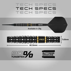 Red Dragon Ascend Torpedo Softdarts 22g - FutureDart
