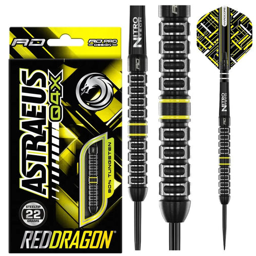 Red Dragon Astraeus Q4X Parallel Steeldarts 22g, 24g, 26g - 22g - FutureDart