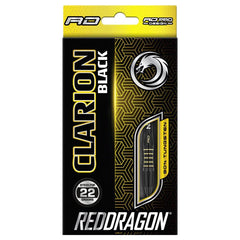 Red Dragon Clarion Black Steeldarts 22g, 24g, 26g - 22g - FutureDart