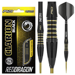 Red Dragon Clarion Black Steeldarts 22g, 24g, 26g - 26g - FutureDart