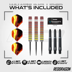 Red Dragon Darts Furnace Steeldarts 90% Wolfram-Kern 22g, 24g - 24g - FutureDart