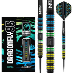 Red Dragon Dragonfly 95 Black - Parallel Steeldarts 22g, 24g, 26g - 24g - FutureDart