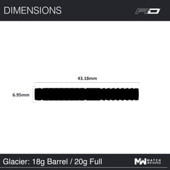 Red Dragon Gerwyn Price Glacier Softdarts 18g - FutureDart