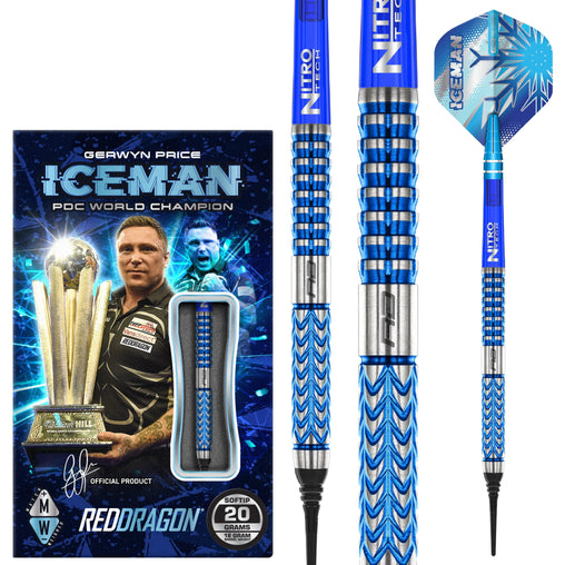 Red Dragon Gerwyn Price Glacier Softdarts 18g - FutureDart