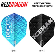 Red Dragon Gerwyn Price Hardcore - Iceman Vol.4 Flights - F8164 - FutureDart