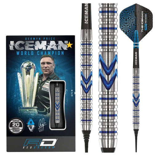 Red Dragon Gerwyn Price Iceman Midnight Edition Softdarts 20g - FutureDart