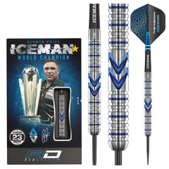 Red Dragon Gerwyn Price Iceman Midnight Edition Steeldarts 23g, 25g - 23g - FutureDart