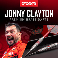 Red Dragon Jonny Clayton Brass Steeldarts 21g - FutureDart