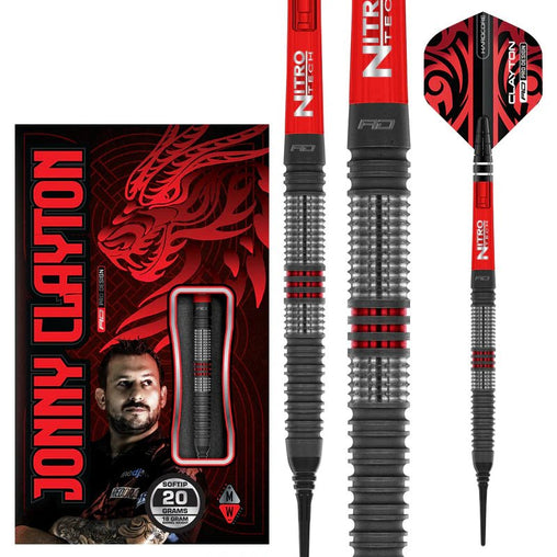 Red Dragon Jonny Clayton Hiraeth Softdarts 20g - FutureDart