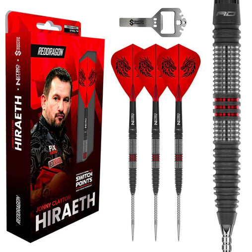 Red Dragon Jonny Clayton Hiraeth Switch Point Steeldarts 22g, 23g - 22g - FutureDart