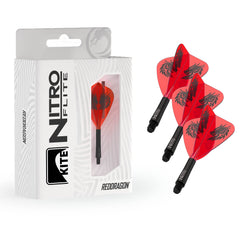 Red Dragon Jonny Clayton Nitro Flite Kite Integrated Flight System - Short - FutureDart