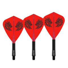 Red Dragon Jonny Clayton Nitro Flite Kite Integrated Flight System - Short - FutureDart