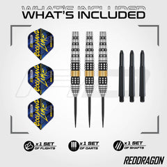 Red Dragon Luke Humphries Cool Hand SE Brass Steeldarts 21g - FutureDart