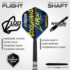 Red Dragon Luke Humphries Cool Hand SE Brass Steeldarts 21g - FutureDart