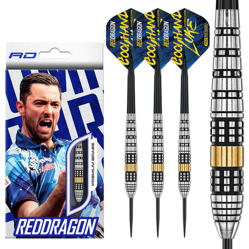 Red Dragon Luke Humphries Cool Hand SE Brass Steeldarts 21g - FutureDart