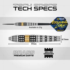 Red Dragon Luke Humphries Cool Hand SE Brass Steeldarts 21g - FutureDart