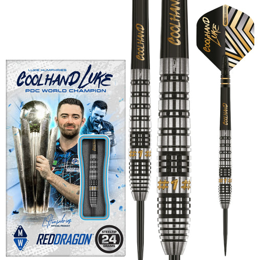 Red Dragon Luke Humphries Prestige Steeldarts 22g, 23g, 24g - 24g - FutureDart