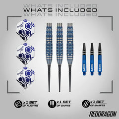 Red Dragon Luke Humphries - Tx5 Darts Steeldarts 23g, 25g - 23g - FutureDart