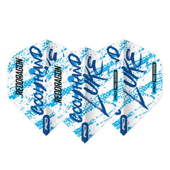 Red Dragon Luke Humphries World Champion Double Sided Ying Yang Flights - F6997 - FutureDart