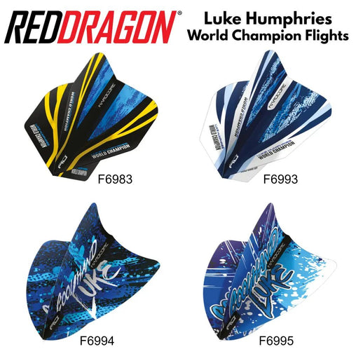 Red Dragon Luke Humphries World Champion Flights - F6983 - FutureDart
