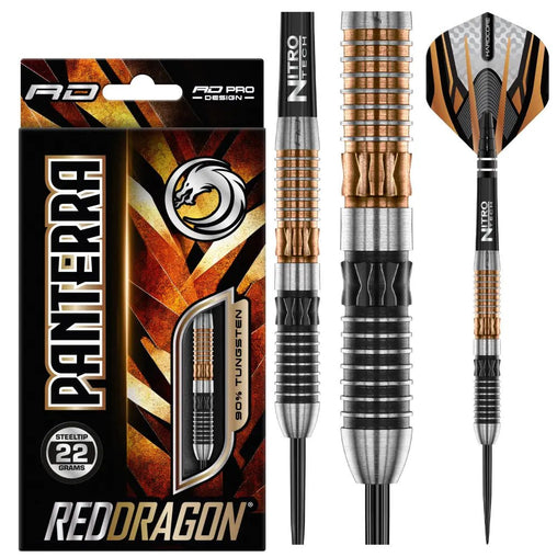 Red Dragon Panterra Steeldarts 22g, 24g, 26g - 22g - FutureDart