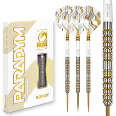 Red Dragon Paradym Darts – Gold & Silver Parallel Steeldarts 22g, 24g, 26g - 22g - FutureDart