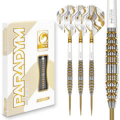 Red Dragon Paradym Darts – Gold & Silver Torpedo Steeldarts 23g, 25g - 25g - FutureDart