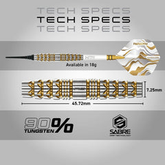 Red Dragon Paradym – Gold & Silver Torpedo Softdarts 20g - FutureDart