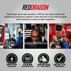 Red Dragon Paradym – Gold & Silver Torpedo Softdarts 20g - FutureDart