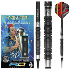 Red Dragon Peter Wright Double World Champion SE Black Softdarts 20g - FutureDart
