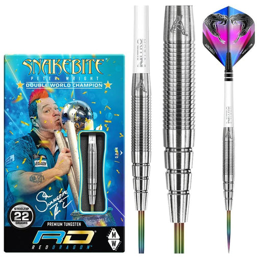 Red Dragon Peter Wright Premier League PL 15 Steeldarts 22g, 24g, 26g - 22g - FutureDart