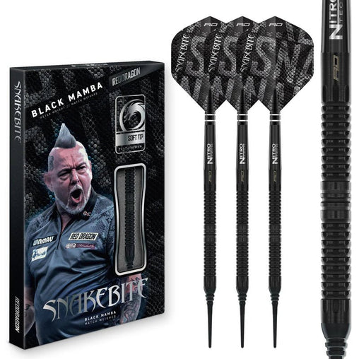 Red Dragon Peter Wright "Snakebite" - Black Mamba Softdarts 20g - FutureDart