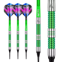 Red Dragon Peter Wright Snakebite Mamba 1 Softdarts 18g, 20g, 22g - 18g - FutureDart