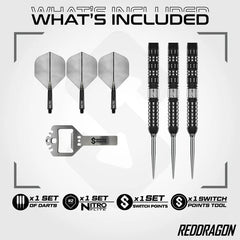 Red Dragon Recon – Parallel Switch Point Steeldarts 22g, 24g - 22g - FutureDart