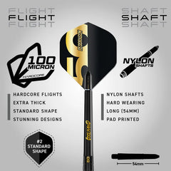 Red Dragon Luke Humphries 50 Years Player Limited Edition Steeldarts 22g - FutureDart