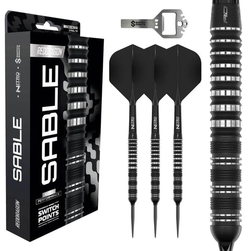 Red Dragon Sable 01 90% Parallel Switch Point Steeldarts 21g, 22g, 23g, 24g - 21g - FutureDart