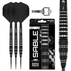 Red Dragon Sable 03 90% Bomb Switch Point Steeldarts 22g, 24g, 26g - 22g - FutureDart